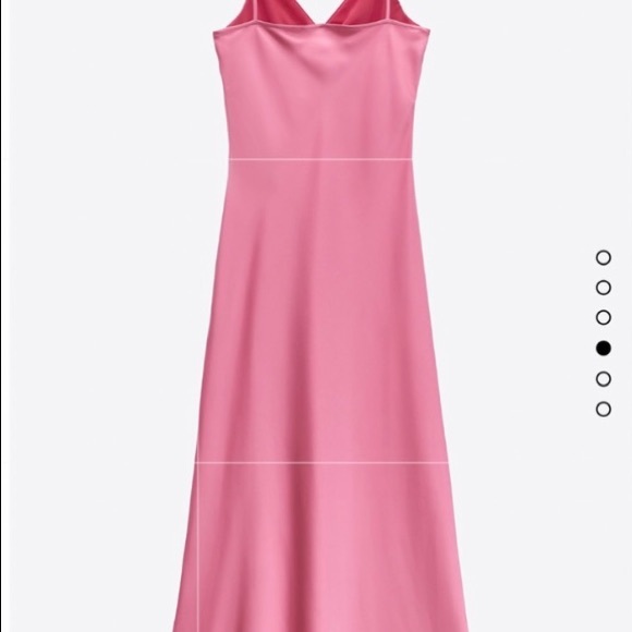 ❌SOLD❌ Zara satin midi dress - Picture 3 of 9